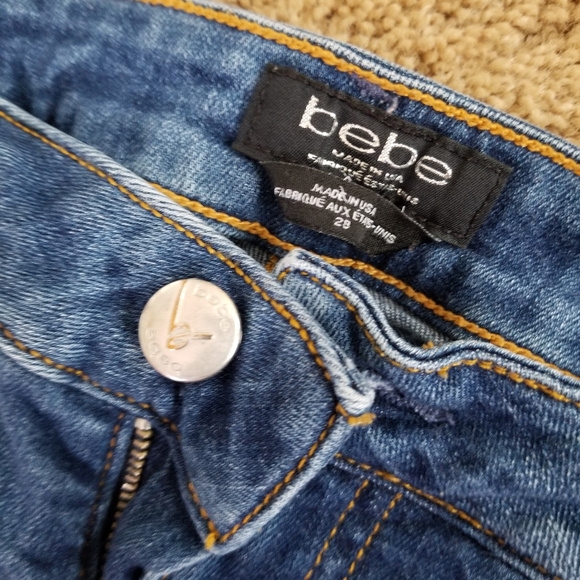 Bebe Rollo Cuff Boyfriend Short - Picture 5 of 6